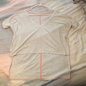 Lululemon women’s yoga top. Pima cotton, size 4.